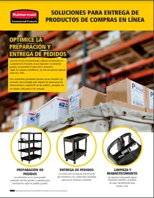 Soluciones para entrega de productos de compras en línea