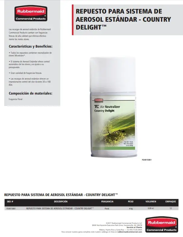 FG4015061 Repuesto aerosol Country Delight