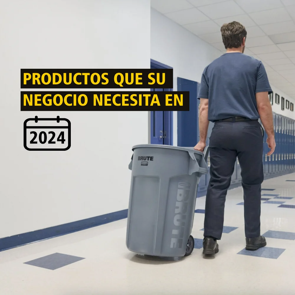 6 Productos indispensables de Rubbermaid para su negocio en 2024