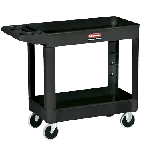 CARRO DE SERVICIO 226 KG NEGRO CON MANGO ERGONÓMICO