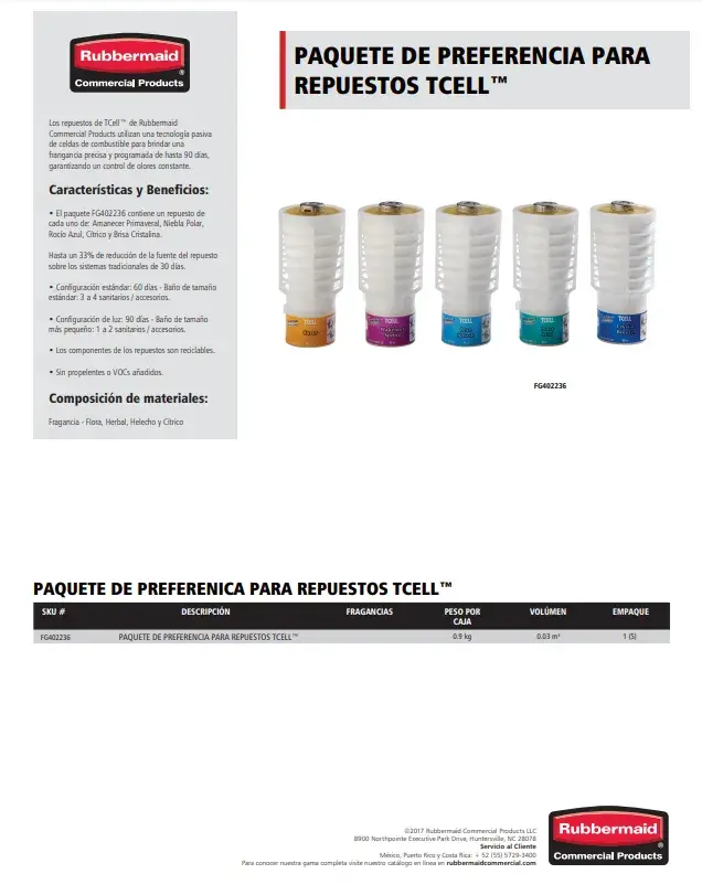 FG402236 Paquete de preferencia para repuestos TCell