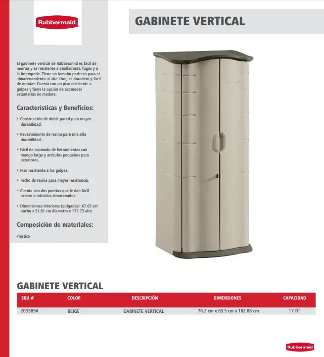 2035894 Gabinete vertical