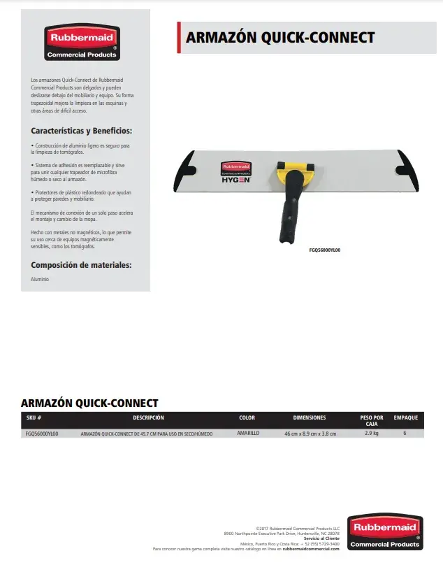 FGQ56000YL00 Armazón Quick-Connect