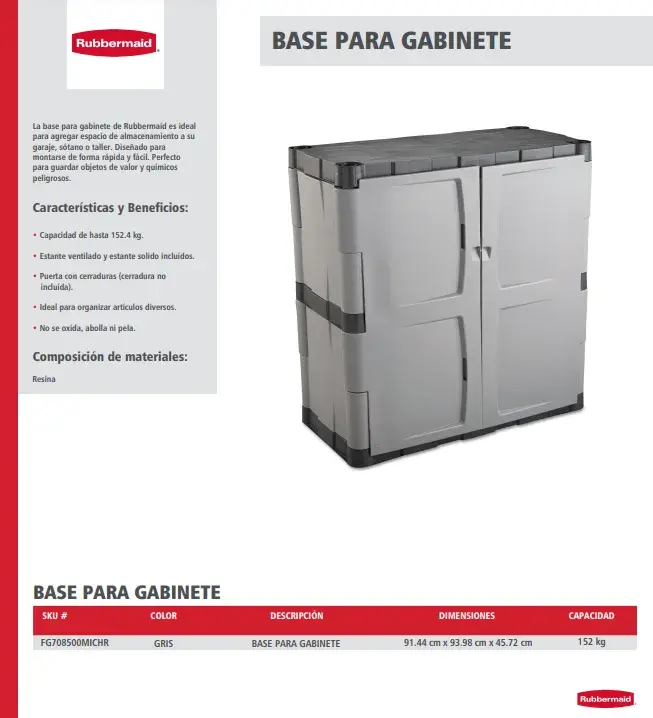 FG708500MICHR Base para Gabinete