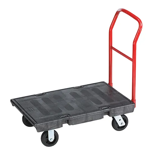 CARRO PLATAFORMA 453 KG NEGRO PARA TRABAJO PESADO