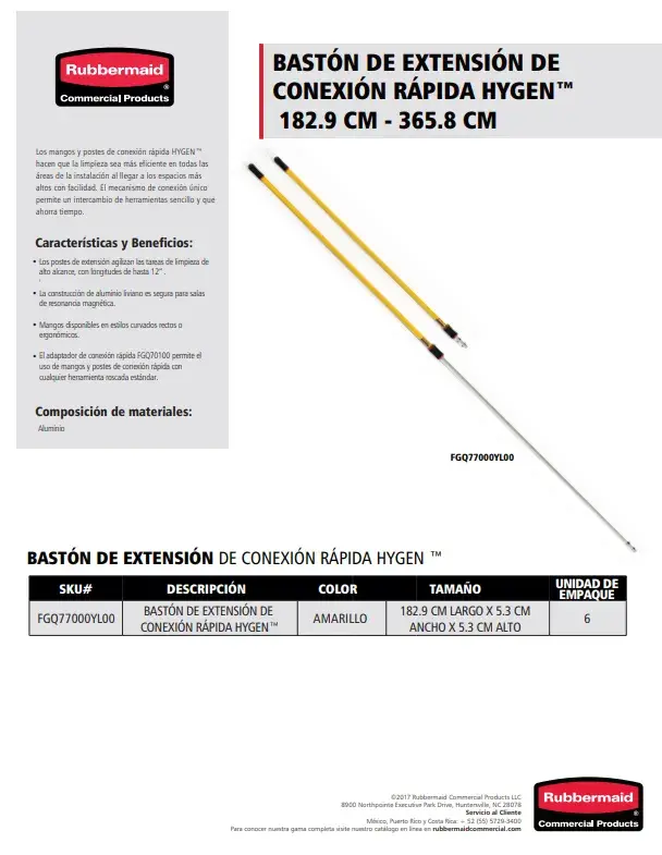 FGQ77000YL00 Bastón de extensión