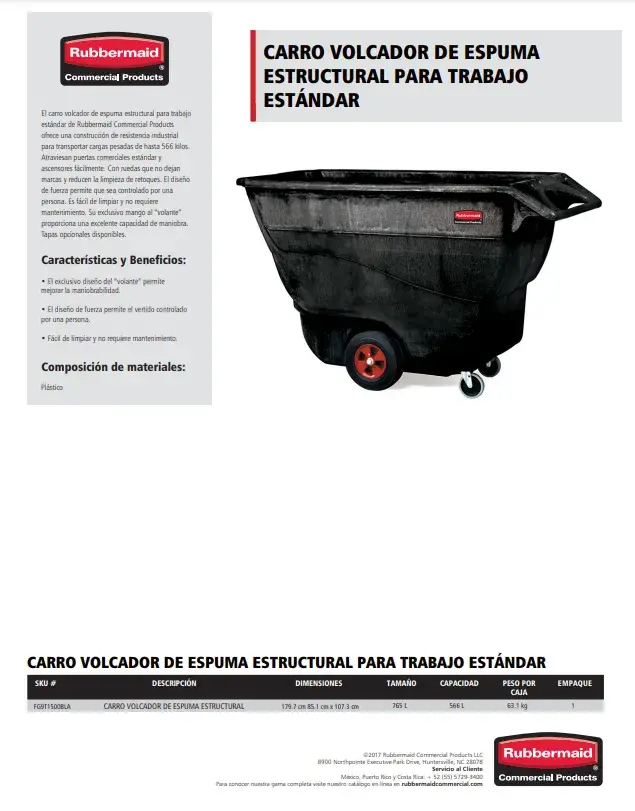 FG9T1500BLA Carro volcador 